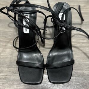 Steve Madden Black Strappy Women's heels